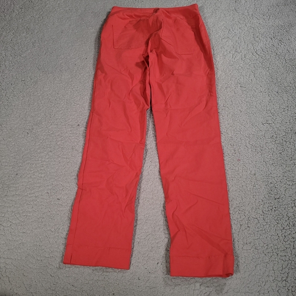 Soft Surroundings Pants Womens XS Ponte Slim Leg Mid Rise Pull On Stretch Pink - Picture 6 of 9